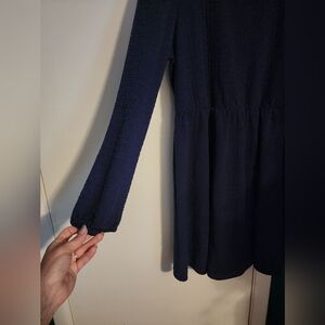 Navy Long Sleeve Dress